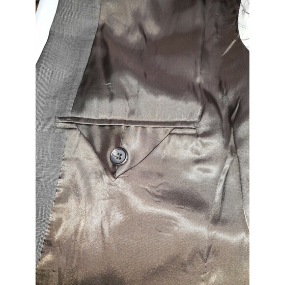 Ralph Lauren Wool Brown Red Green Houndstooth Sport Coat Blazer Jacket Mens 42 R - Picture 5 of 11